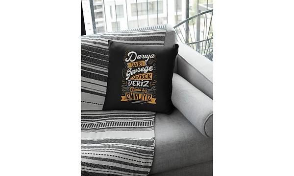 Darya Dar Gevree Gevrek Deriz (Kare Yastk)