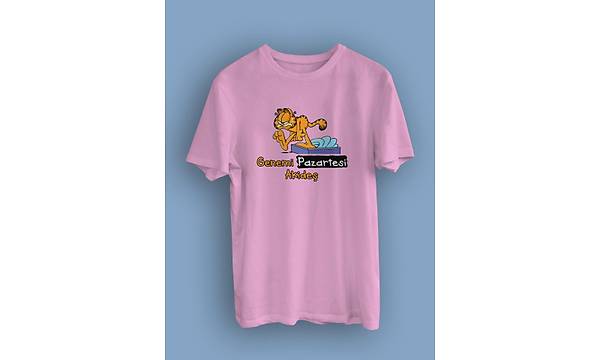 Garfield Genemi Pazartesi Akide(niseks Tirt)