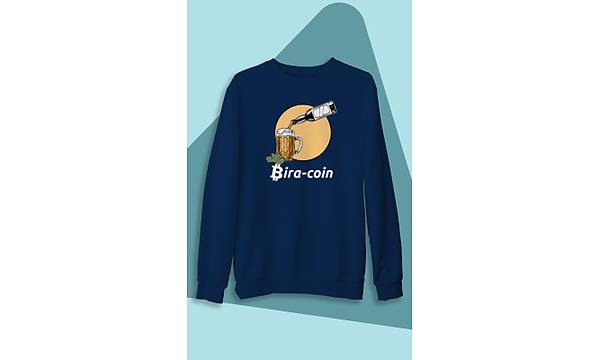Bira Coin 2  (Üniseks Kapüşonsuz)