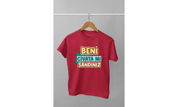 Beni Civata m Sandnz (Uniseks ocuk Tirt)