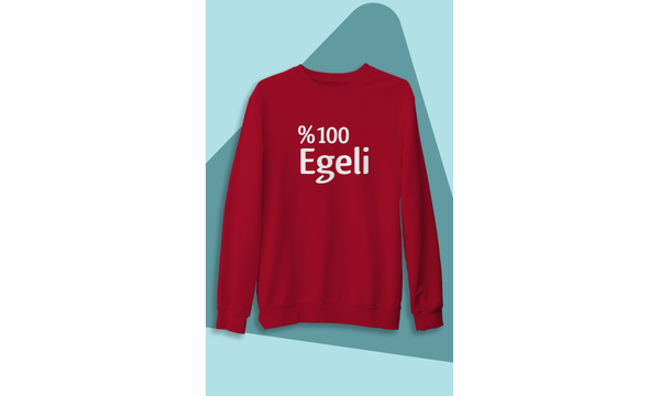 %100 Egeli (Üniseks Kapüşonsuz)