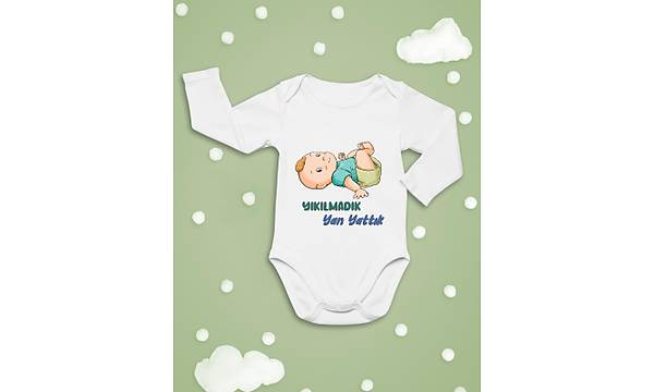 Yklmadk Yan Yattk (Uzun Kollu Bebek Zbn)
