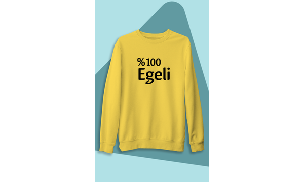 %100 Egeli (Üniseks Kapüşonsuz)