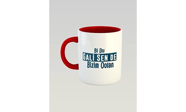 Bi Du Gal Sende Bizimoolan(Porselen Kupa)