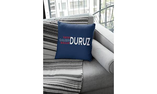 Yatp Sklp alp Duruz (Kare Yastk)