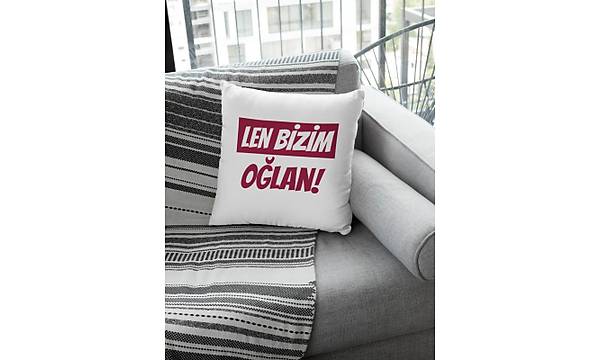 Len Bizim Olan (Kare Yastk)
