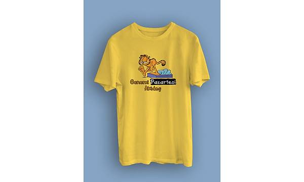 Garfield Genemi Pazartesi Akide(niseks Tirt)