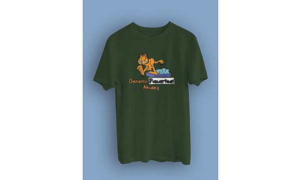 Garfield Genemi Pazartesi Akide(niseks Tirt)