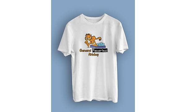 Garfield Genemi Pazartesi Akide(niseks Tirt)