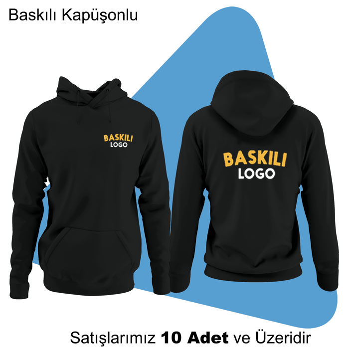 irket Logolu Baskl Kaponlu