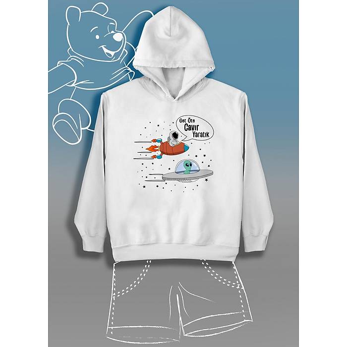 Get �te Cav�r Yarat�k (�niseks �ocuk Kap��onlu)