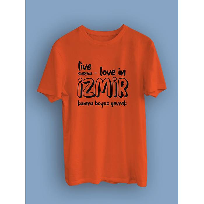 �zmir live Tasar�m� (uniseks ti��rt)