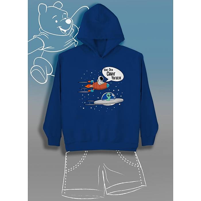 Get �te Cav�r Yarat�k (�niseks �ocuk Kap��onlu)