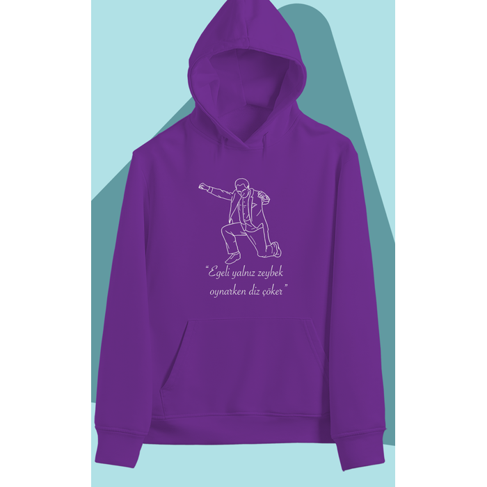 Ege'li Yaln�z Zeybek Oynarken Diz ��ker (�niseks Kap��onlu)