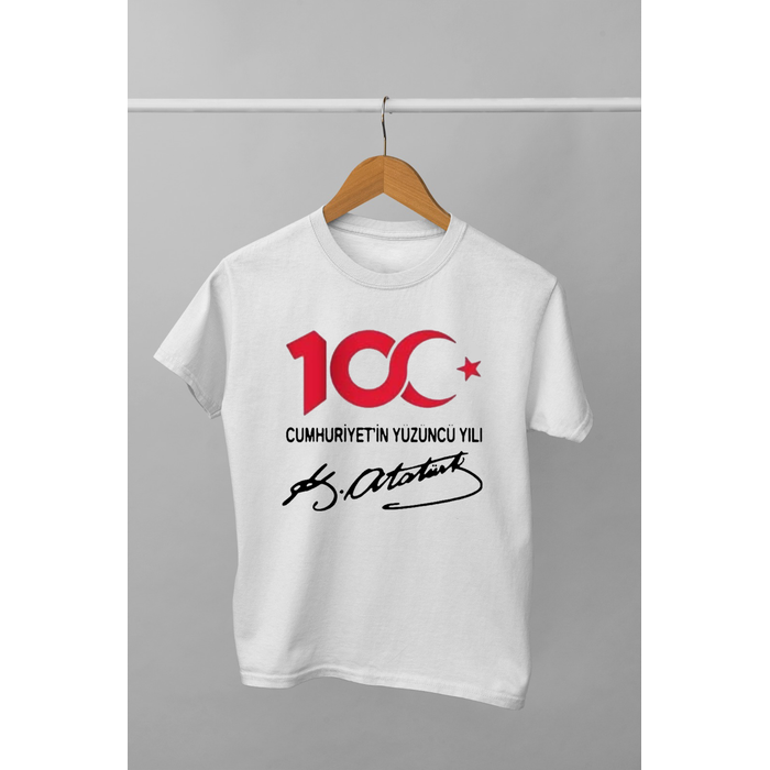 100. Y�l Cumhuriyet (Uniseks �ocuk Ti��rt)