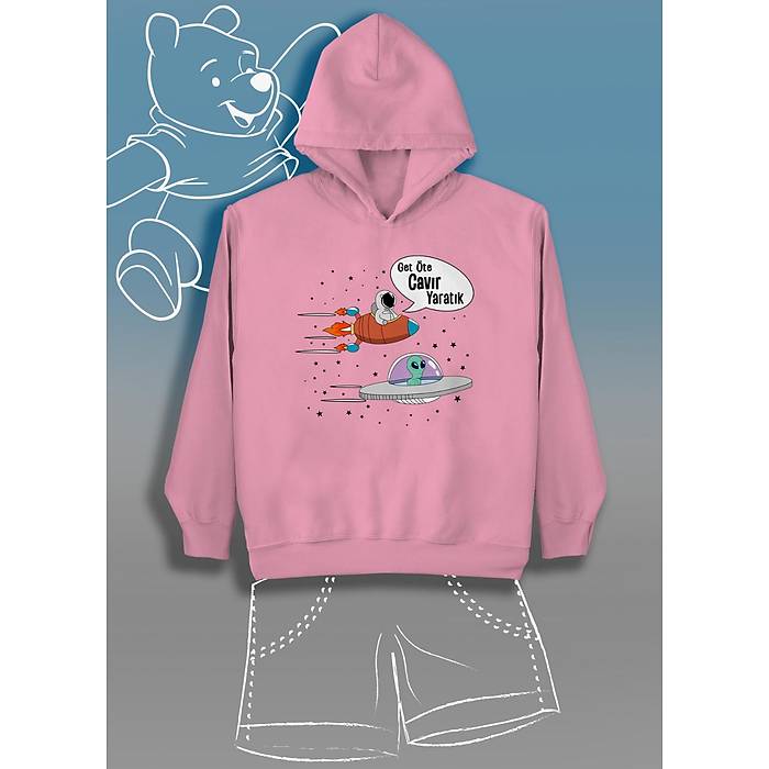 Get �te Cav�r Yarat�k (�niseks �ocuk Kap��onlu)