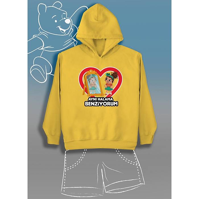 Ayn� Halama Benziyorum (�niseks �ocuk Kap��onlu)