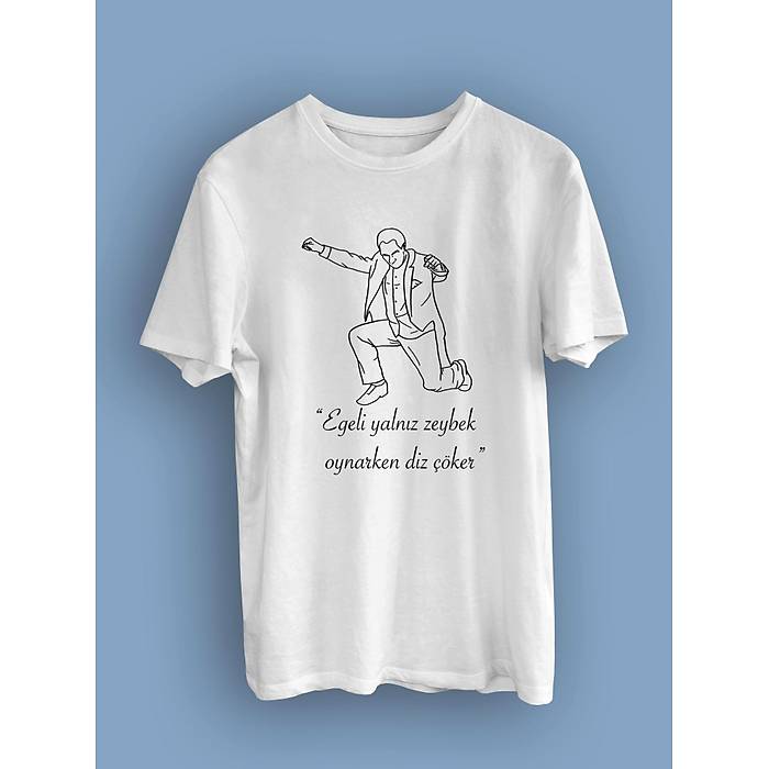 Egeli Yaln�z Zeybek Oynarken Diz ��ker  (�niseks Ti��rt)