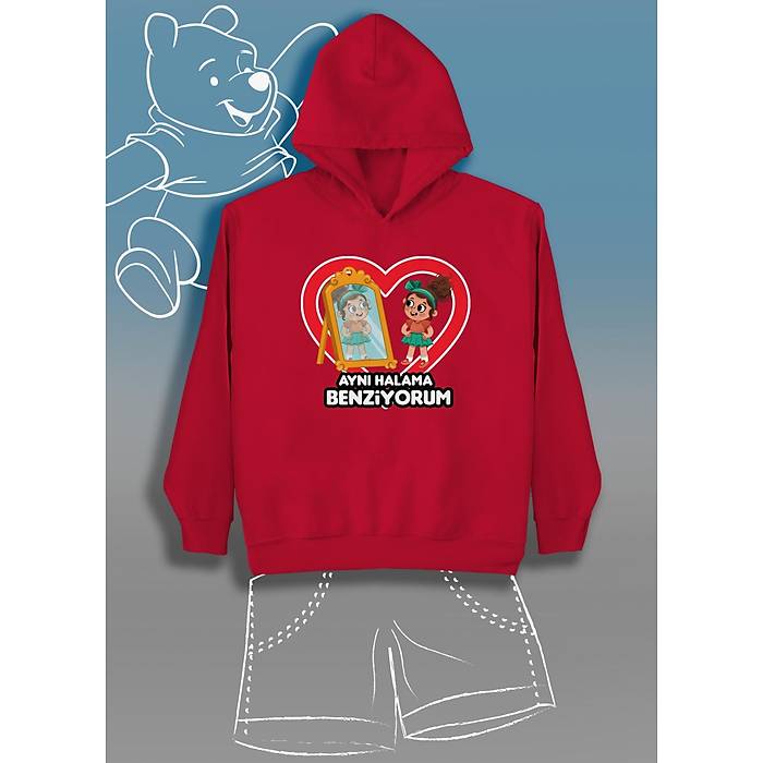 Ayn� Halama Benziyorum (�niseks �ocuk Kap��onlu)