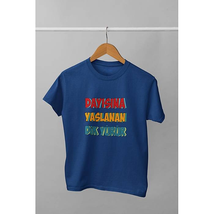 Day�s�na Yaslanan Dik Y�r�r (�niseks  �ocuk Ti��rt)