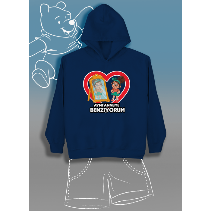 Ayn� Anneme Benziyorum (�niseks �ocuk Kap��onlu)