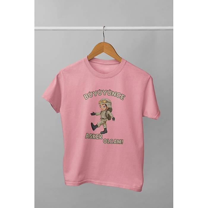 Byynce Asker Olcam ( Erkek ocuk Tirt)