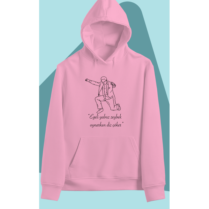 Ege'li Yaln�z Zeybek Oynarken Diz ��ker (�niseks Kap��onlu)