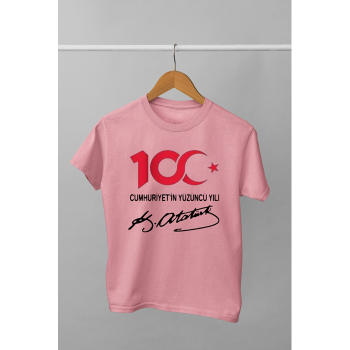 100. Y�l Cumhuriyet (Uniseks �ocuk Ti��rt)
