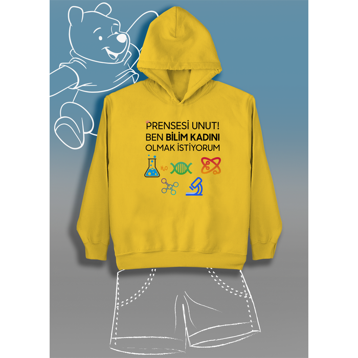 Prensesi Unut Bilim Kadn Olmak stiyorum (niseks ocuk Kaponlu)
