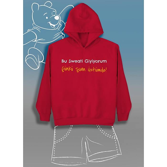Bu Sweati Giyiyorum ��nk� �uan �st�mde (�niseks �ocuk Kap��onlu)