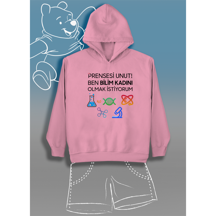 Prensesi Unut Bilim Kadn Olmak stiyorum (niseks ocuk Kaponlu)