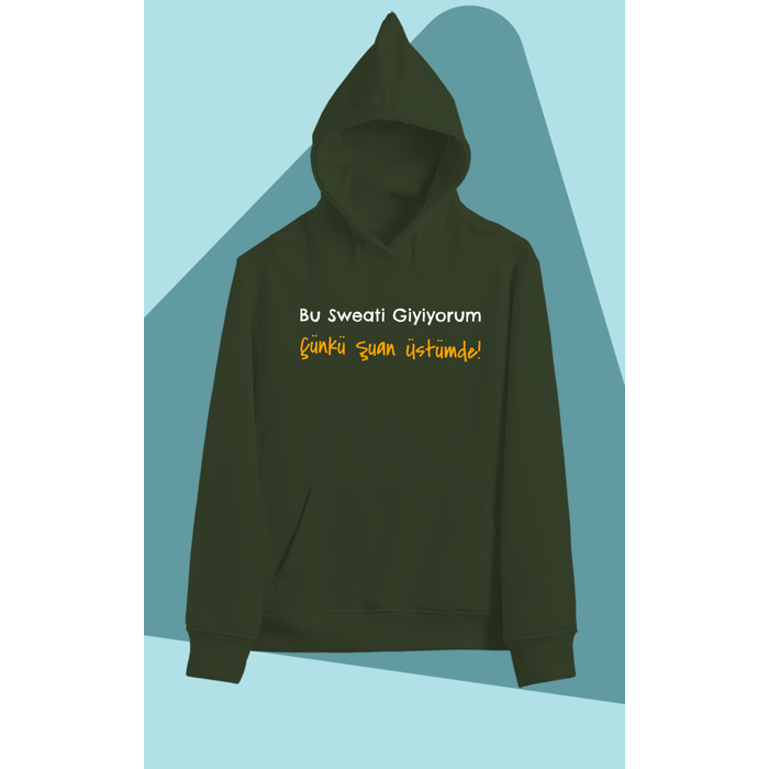 Bu Sweati Giyiyorum ��nk� �uan �st�mde (�niseks Kap��onlu)