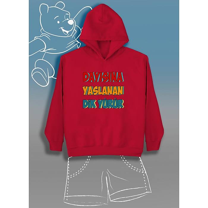 Day�s�na Yaslanan Dik Y�r�r  (�ocuk Kap��onlu)