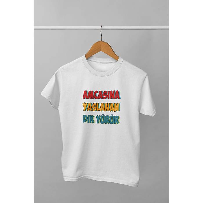 Amcasna Yaslanan Dik Yrr (niseks  ocuk Tirt)