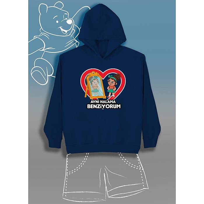 Ayn� Halama Benziyorum (�niseks �ocuk Kap��onlu)