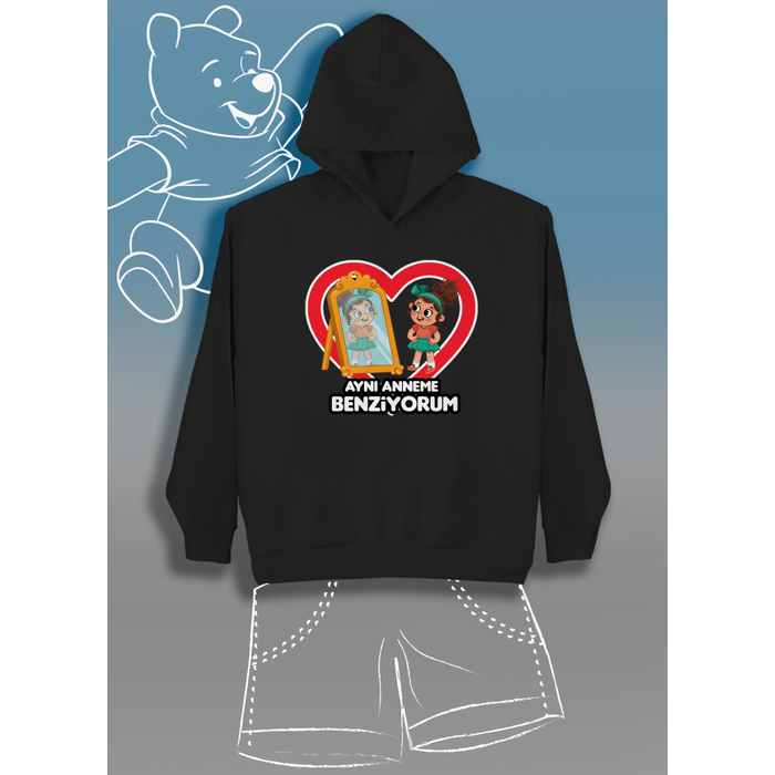 Ayn� Anneme Benziyorum (�niseks �ocuk Kap��onlu)