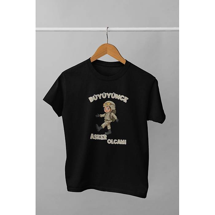 Byynce Asker Olcam ( Erkek ocuk Tirt)