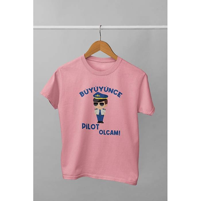 B�y�y�nce Pilot Olcam ( Uniseks �ocuk Ti��rt)