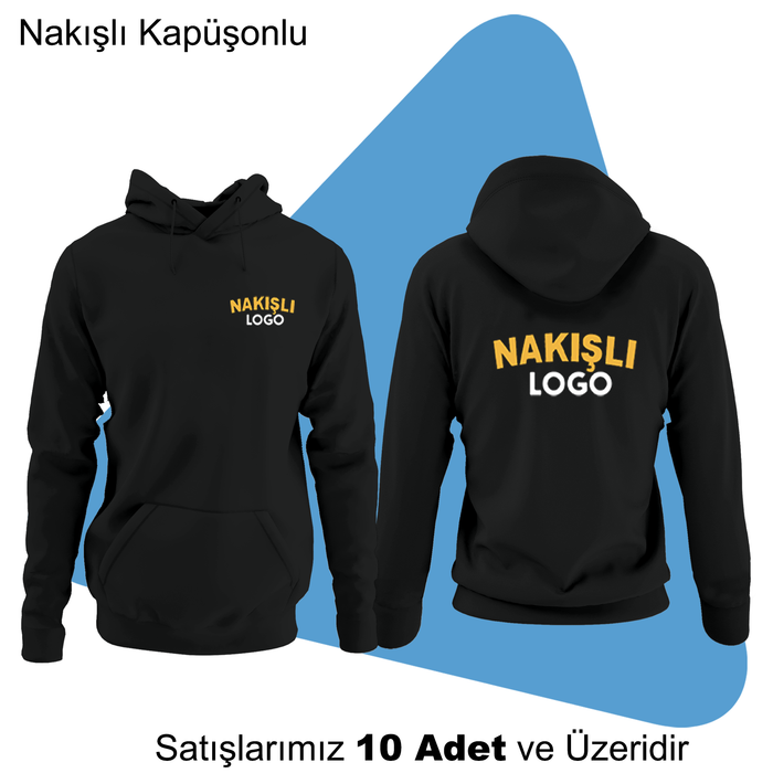 irket Logolu Nakl Kaponlu Sweat