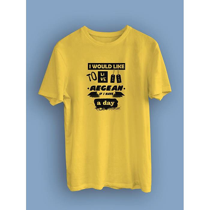 I Would Like To Aegean(niseks Tirt)