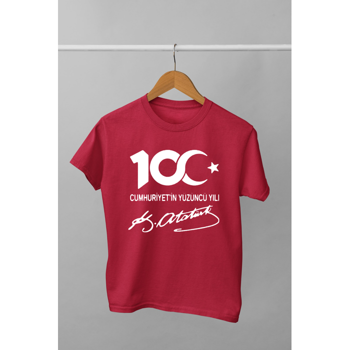 100. Y�l Cumhuriyet (Uniseks �ocuk Ti��rt)