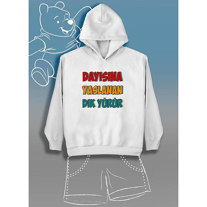 Day�s�na Yaslanan Dik Y�r�r  (�ocuk Kap��onlu)