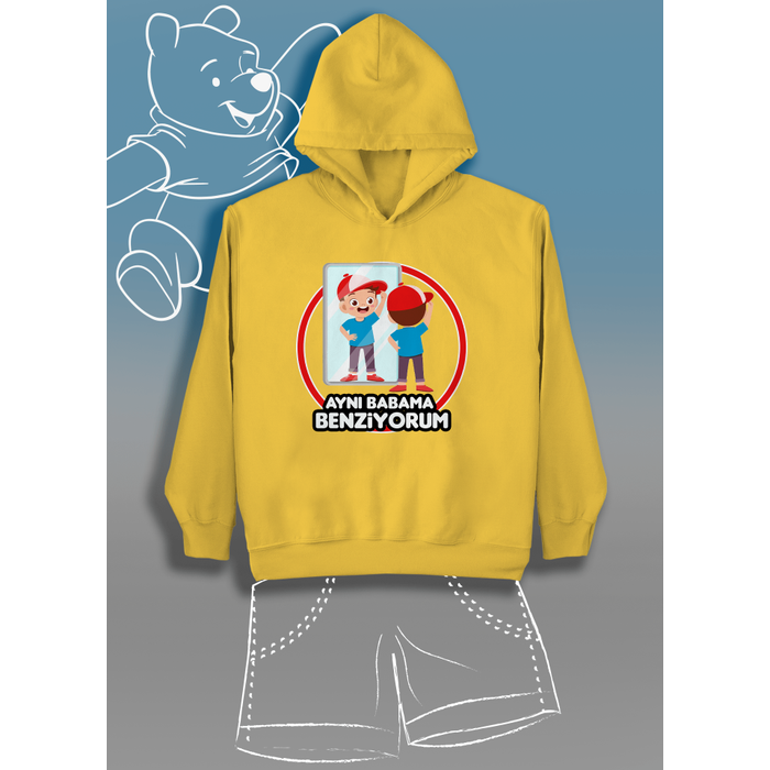 Ayn� Babama Benziyorum (�niseks �ocuk Kap��onlu)