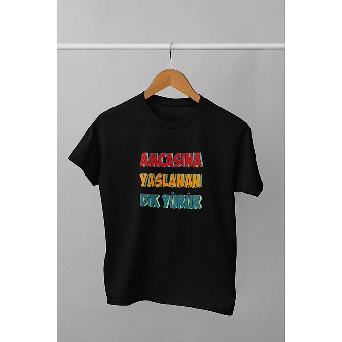 Amcasna Yaslanan Dik Yrr (niseks  ocuk Tirt)