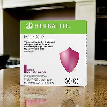Herbalife Pro-Core Orman Meyveleri Tadnda 21 x 3,7 g