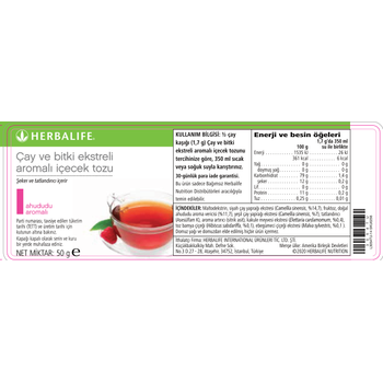 Herbalife Bitkisel Konsantre ay 51gr - Ahududu Aromal