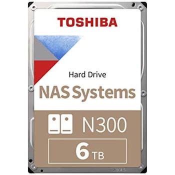 6TB TOSHIBA N300 7200RPM SATA3 128MB HDWG160UZSVA