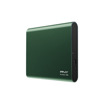 PNY Pro Elite Yeþil 250 GB 880/900MB/s USB 3.2 Gen 2 Type-C Taþýnabilir SSD (PSD0CS2060GN-250-RB)
