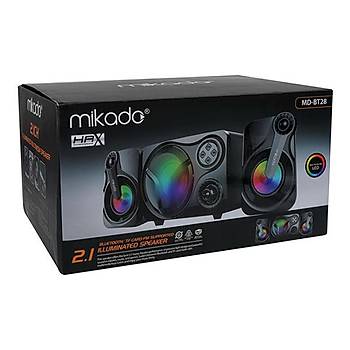 MIKADO MD-BT28 2+1 12W USB RGB LED GAMING SPEAKER