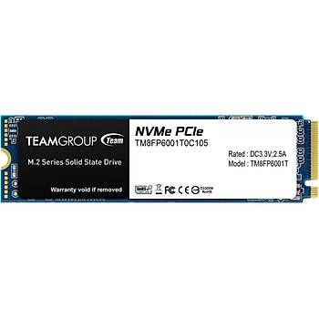 256GB TEAM MP33 1600/1000MB/s NVMe PCIe M.2 2280 SSD 